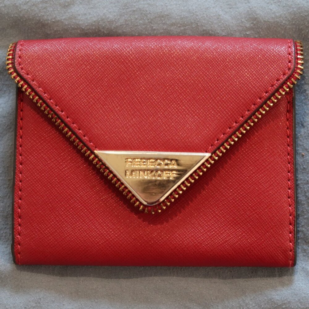 Rebecca Minkoff Small Red Envelope Coin/ Card Wallet
